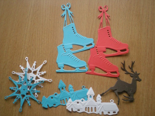 Набор вырубок из картона "Новогоднее ассорти-2", 7 штук 