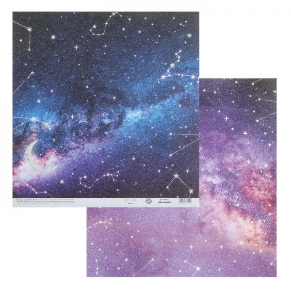 Бумага для скрапбукинга "Космос" (АртУзор)
