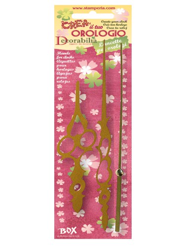 Стрелки для часов: 11.5 см, 16.5 см, 16.5 см (Stamperia) 