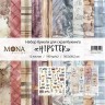 Хит! Набор бумаги из коллекции "Hipster", 12 листов (Mona design) 