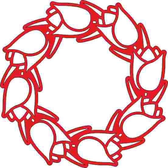 Салфетка ажурная №51-14, диаметр 14 см, цвет Белый, 1 шт.