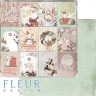 Набор бумаги 20*20 см из коллекции "Сладкие праздники", 12 листов (FLEUR design) 