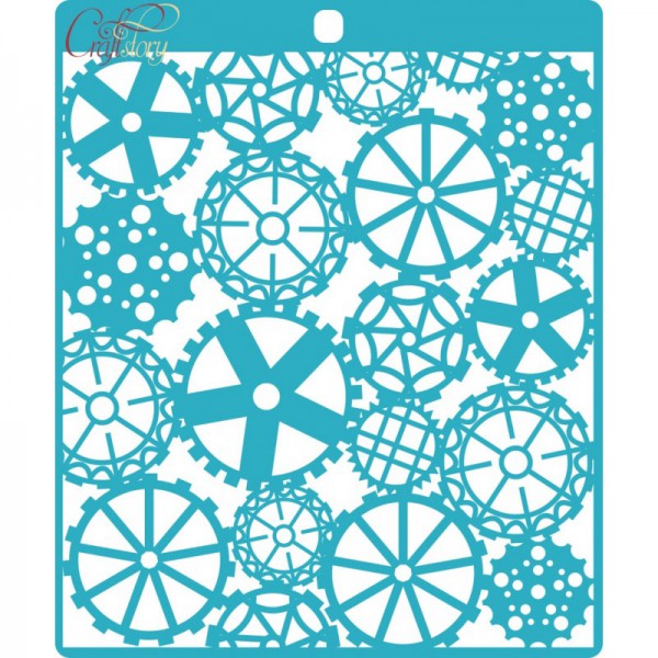 Трафарет "Шестерёнки" (Craftstory, Россия) 