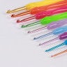 Набор крючков для вязания, 9 штук, d=2-6 мм, длина 17 см, цвет Микс (Артузор)