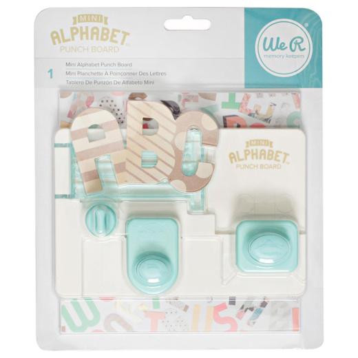 Доска для создания букв и цифр Mini Alphabet Punch Board (WeRMemory Keepers)