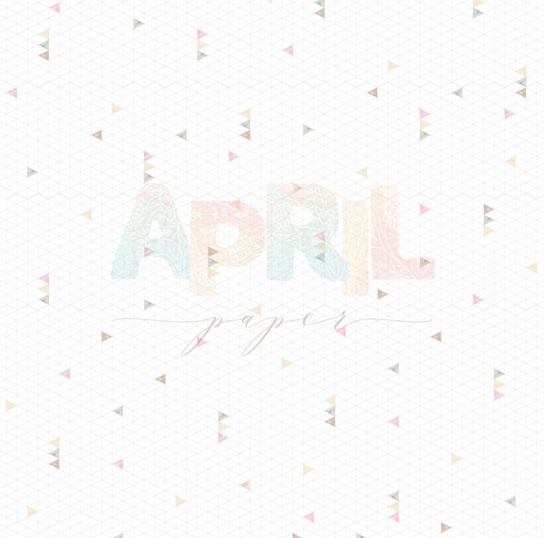 Лист бумаги из коллекции "Cozy home", Geometrical pattern  (April, Россия)