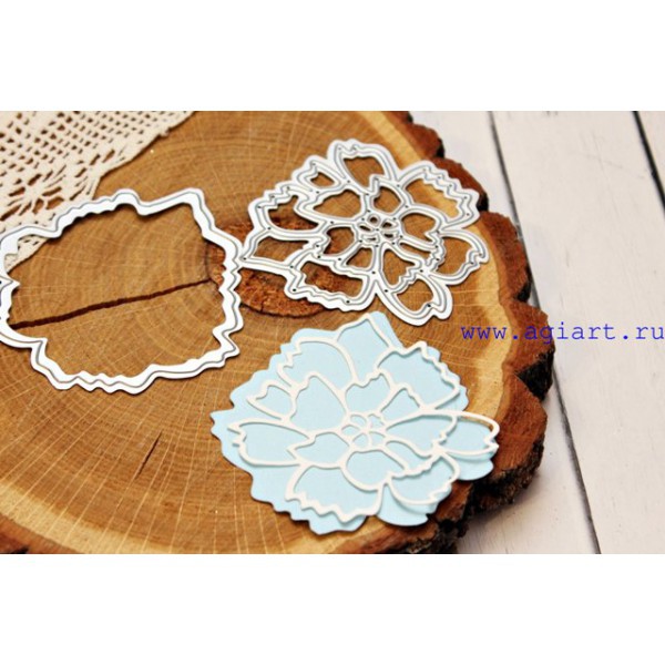 Набор ножей для вырубки "Пион" (Agiart, Россия) 